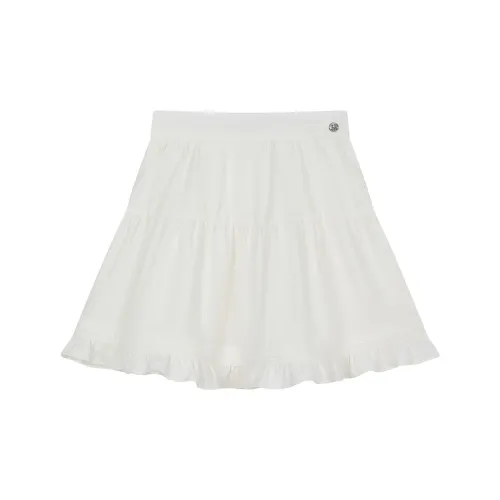 Teenie Weenie Casual Short Skirts Women's Ivory White