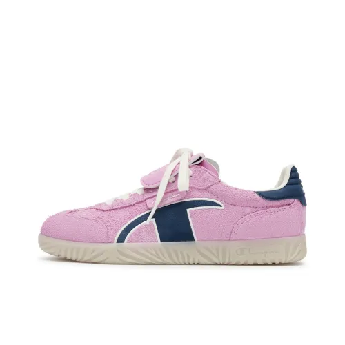 Champion Champ T Trainer German Army Trainers Low Top Skateboard Shoes Women's Pink