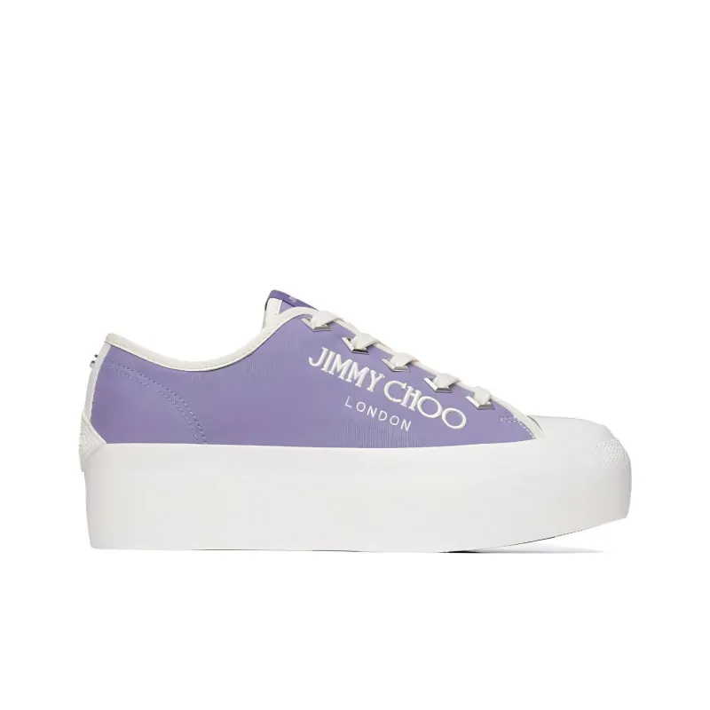 Jimmy Choo Palma Maxi/F Canvas Shoes Women's Purple-1