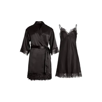 Silk Boundary Pajama Set Women's