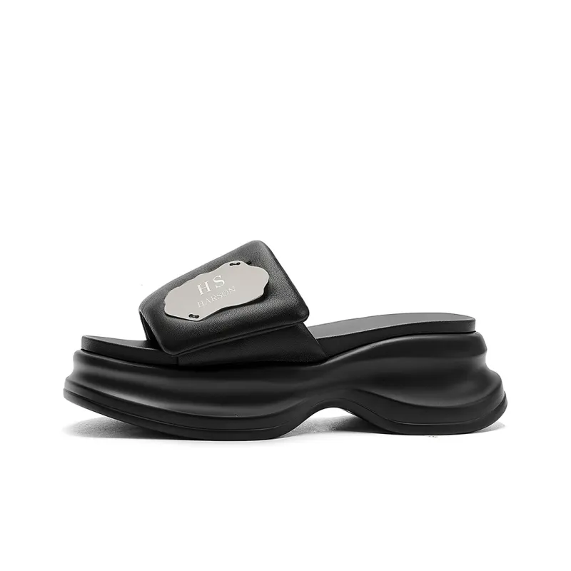 HARSON Metal Quick Dry Slide Slippers Women's-6