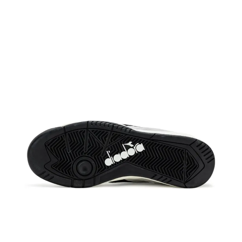 Diadora Winner Anti Slip And Wear Resistant Breathable Cushioning Low Top Casual Shoes Unisex White/Black-3