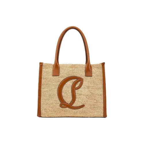 CL LUBOTING Raffia Tote Bag Shopping Bag Shoulder Bag Handbag Large Size Women's Beige