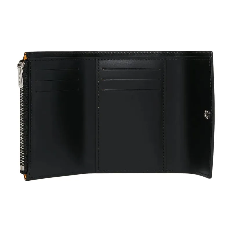 GOYARD Canvas With Calfskin Wallet Unisex Black-2