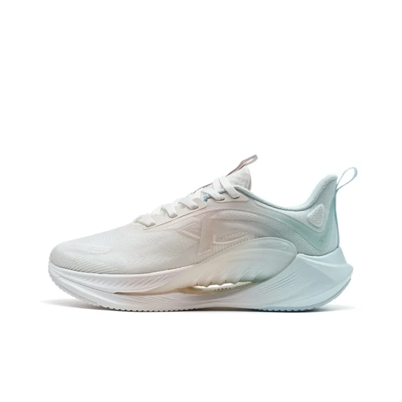 XTEP Hydrogen Wind 7.0 Cushioning Lightweight Low Top Casual Running Shoes Women's Orange Sea-0