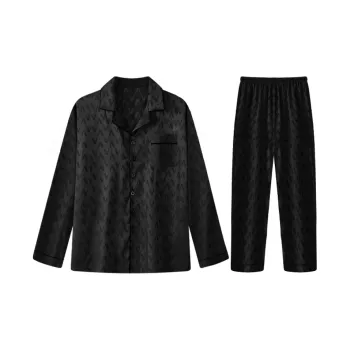 Qiao Ni Tong Pajama Set Men's Premium Black