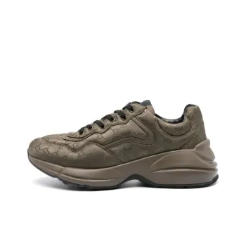 Olive green gucci shoes online