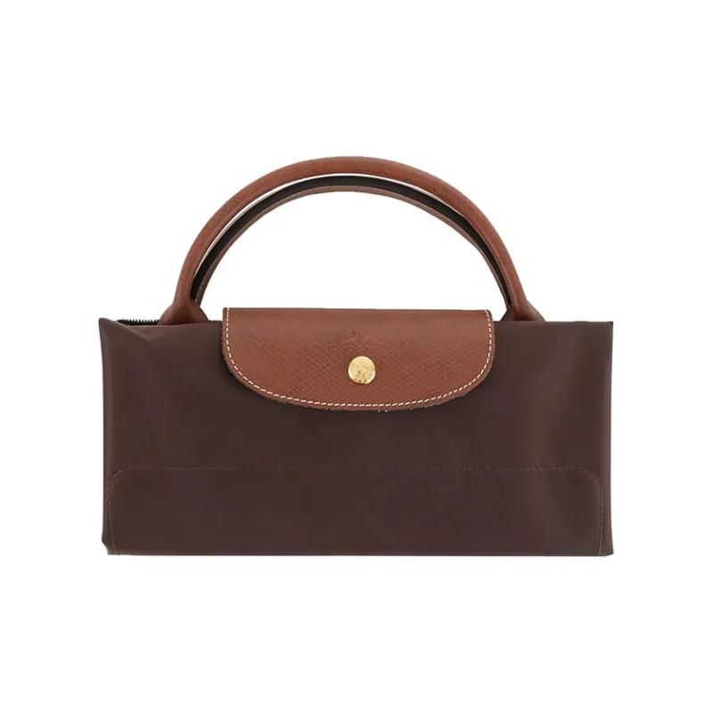 LONGCHAMP Fabric Dumpling Bag Handbags Women's Tan-1