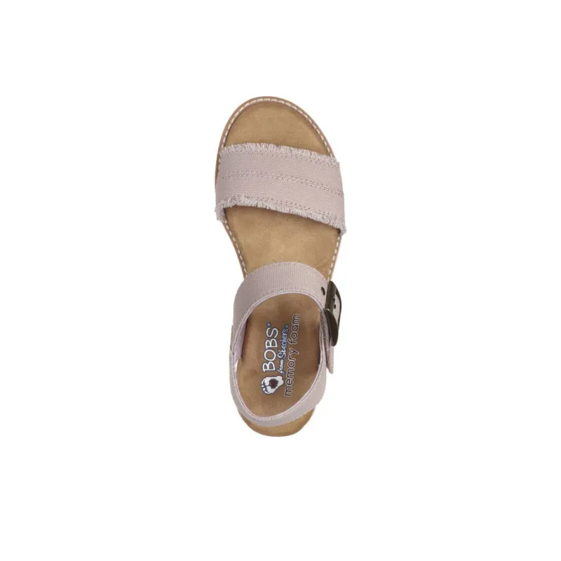 Skechers Bobs Desert Kiss - Adobe Princess Strap Sandals Flat Women's Light Pink-2