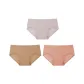 3 Pack (A Set-Weather Pants-Light Brown+Light Purple+Pink)