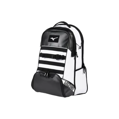 Mizuno Polyester Backpack Unisex White