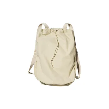 UNIQLO Polyester Backpack Regular Unisex Light Beige