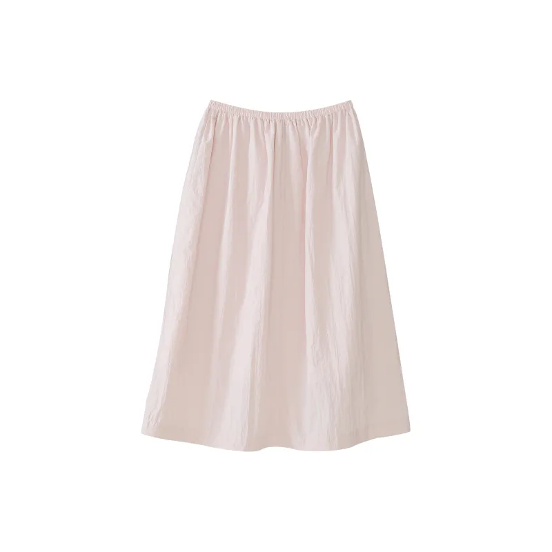 Fstudio Casual Long Skirts Women's Pink-1