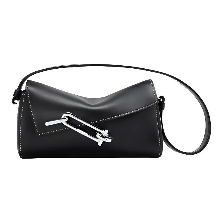 TAD FAB Smooth Cow Leather Shoulder Bag Unisex Multicolor-0