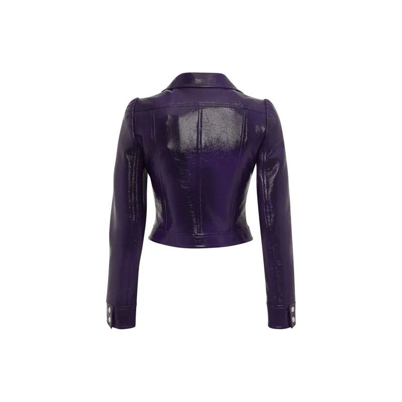 Courrèges Vinyl Reedition Jacket 'Purple'-1