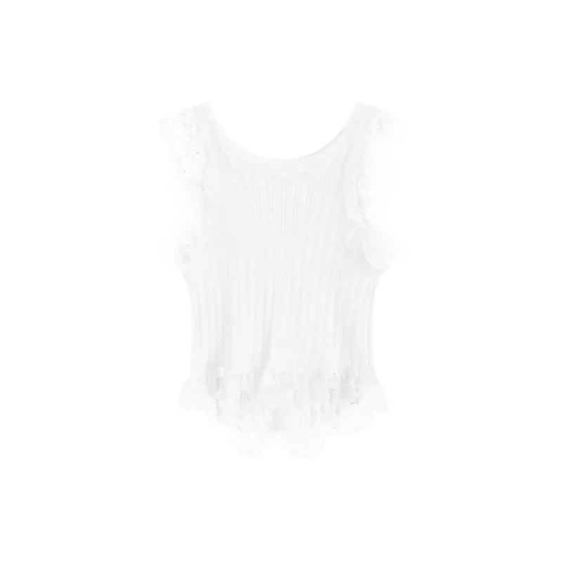 SNZX Tank Tops Women's White-1