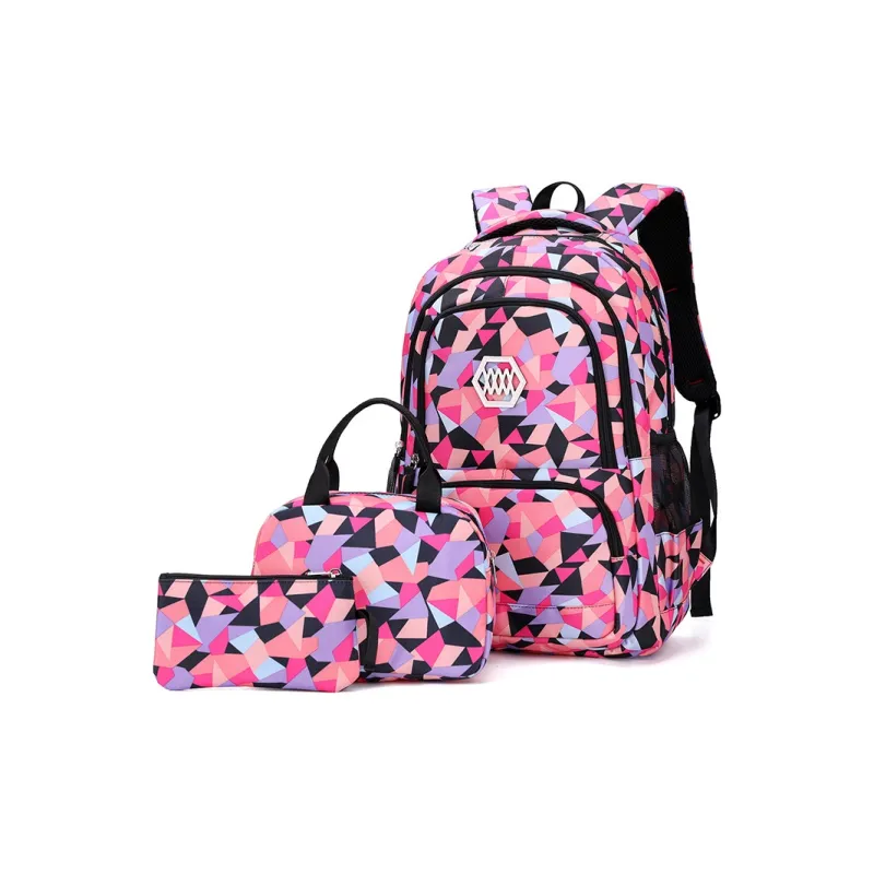 Natural Fish Nylon Fabric Backpack Unisex Multicolor-0