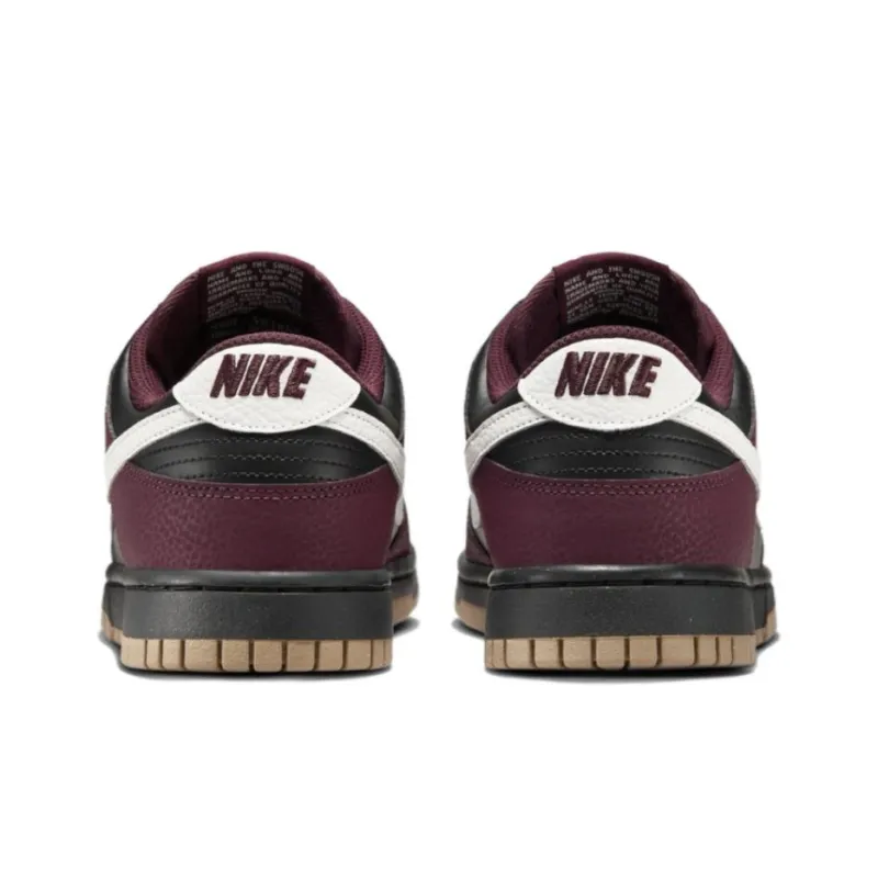 Nike Dunk Low Next Nature Burgundy Crush Black Women's-4
