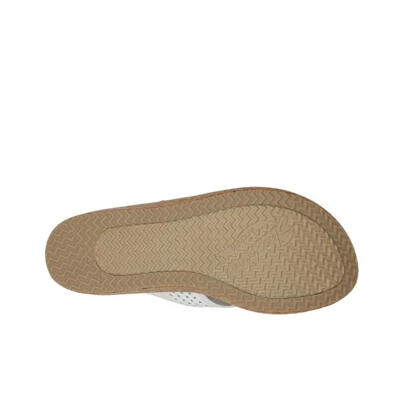 Skechers ARCH FIT BEVERLEE Slip-Resistant Abrasion-Resistant Slide Slippers Women's White-4