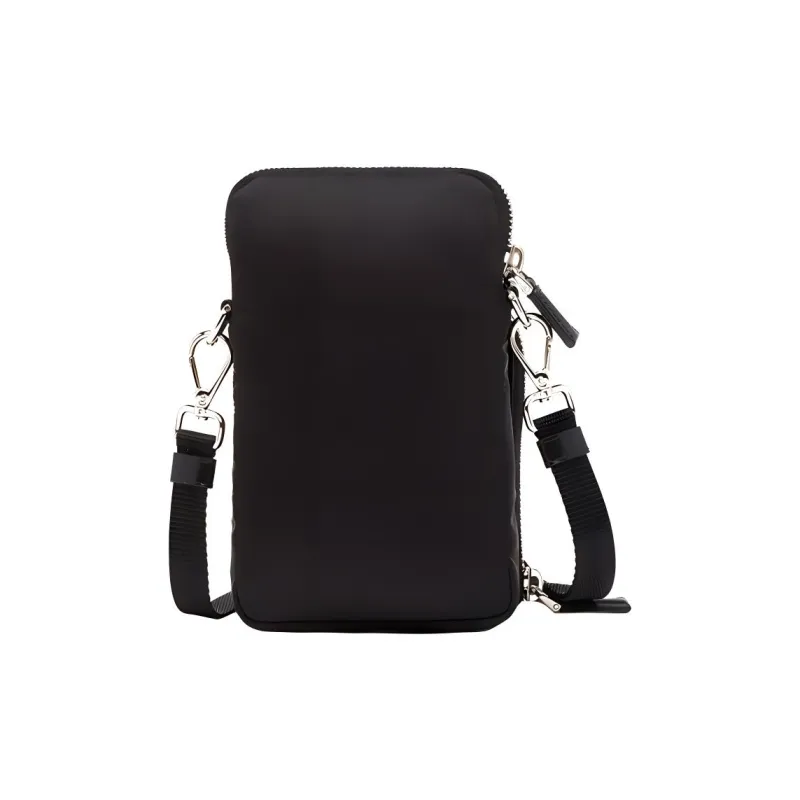 PRADA Fabric Messenger Bag Crossbody Bags Regular Men's Black-1