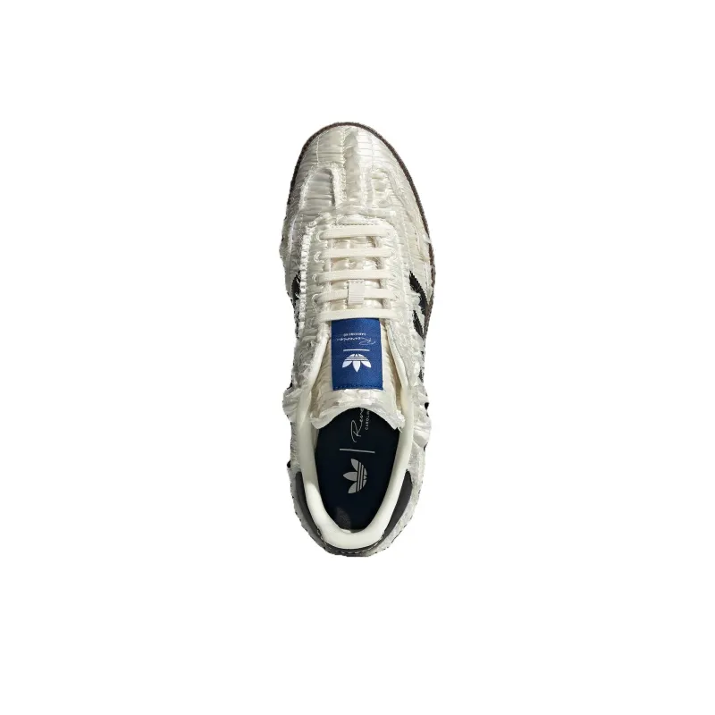 Adidas Samba Reverie By Caroline Hú Clot White Textured Silk Upper-4