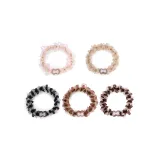 Transparent Nylon Hair Ties [5 Colors Each]