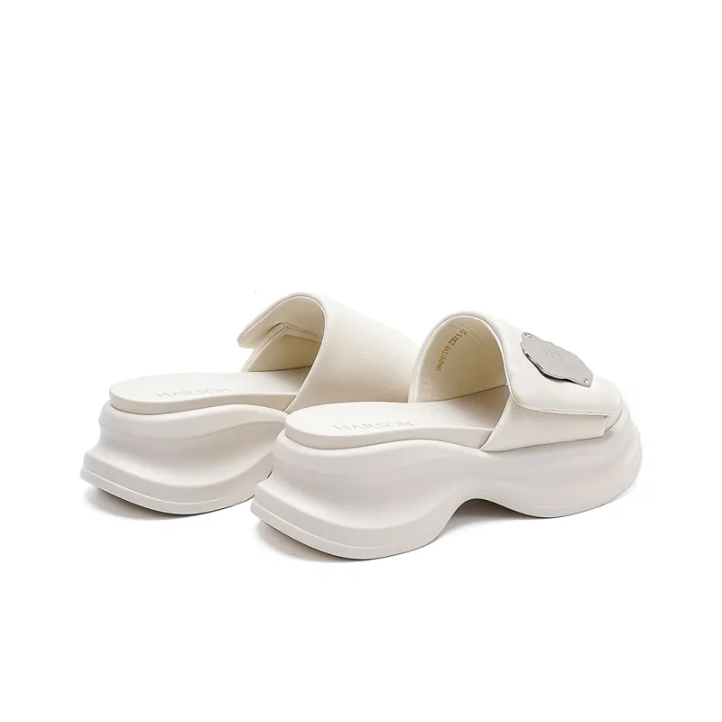 HARSON Metal Quick Dry Slide Slippers Women's-3