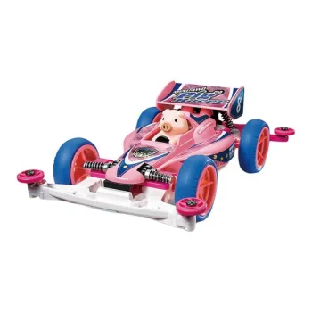 Tamiya S2 Chassis Pink Piglet Racing Assembled Models