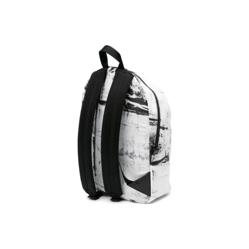 Alexander McQueen Metropolitan Backpack Black/White-3