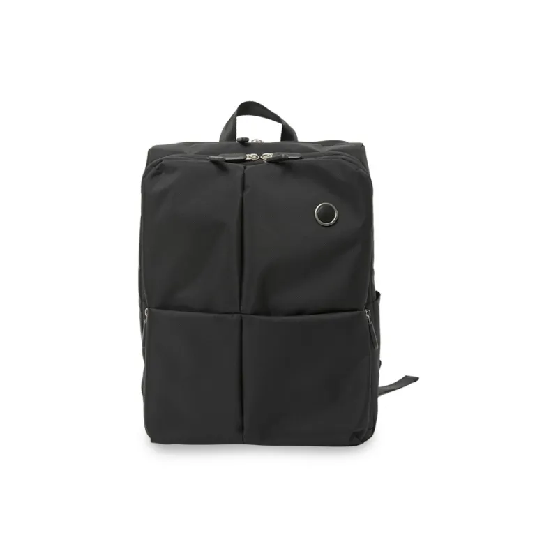 ECHOLAC Polyester Backpack Medium Size Unisex Orange/Black-14