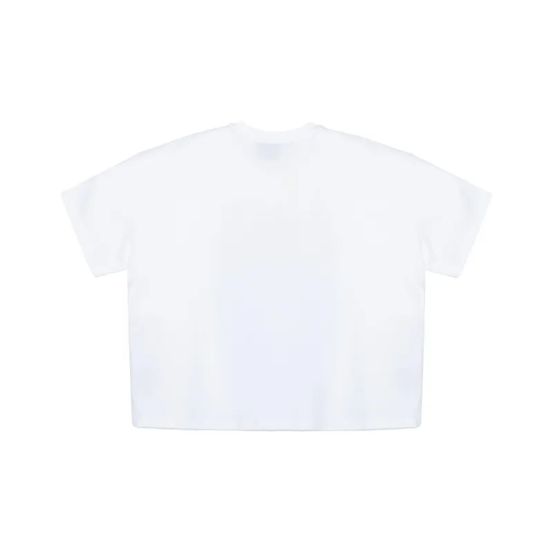 LOEWE Paula's Ibiza 2022 Drop Shoulder Sleeve T Shirt Women's White-1