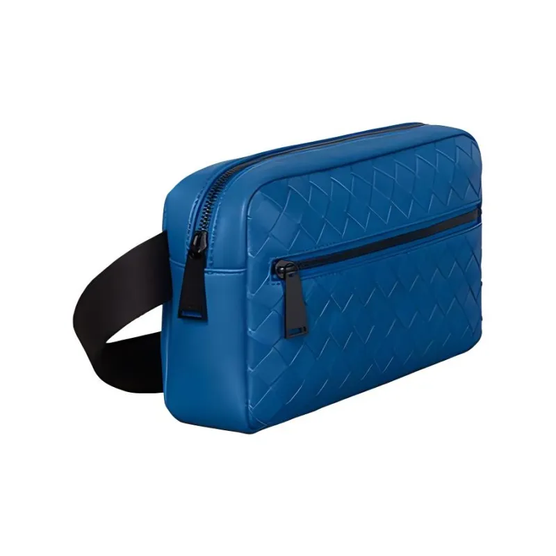 Bottega Veneta Intrecciato Body Bag Blue-1