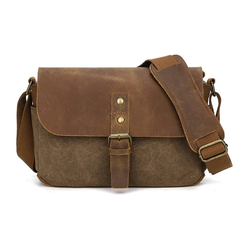 TTaG．baG Batik Canvas Shoulder Bag Unisex-0