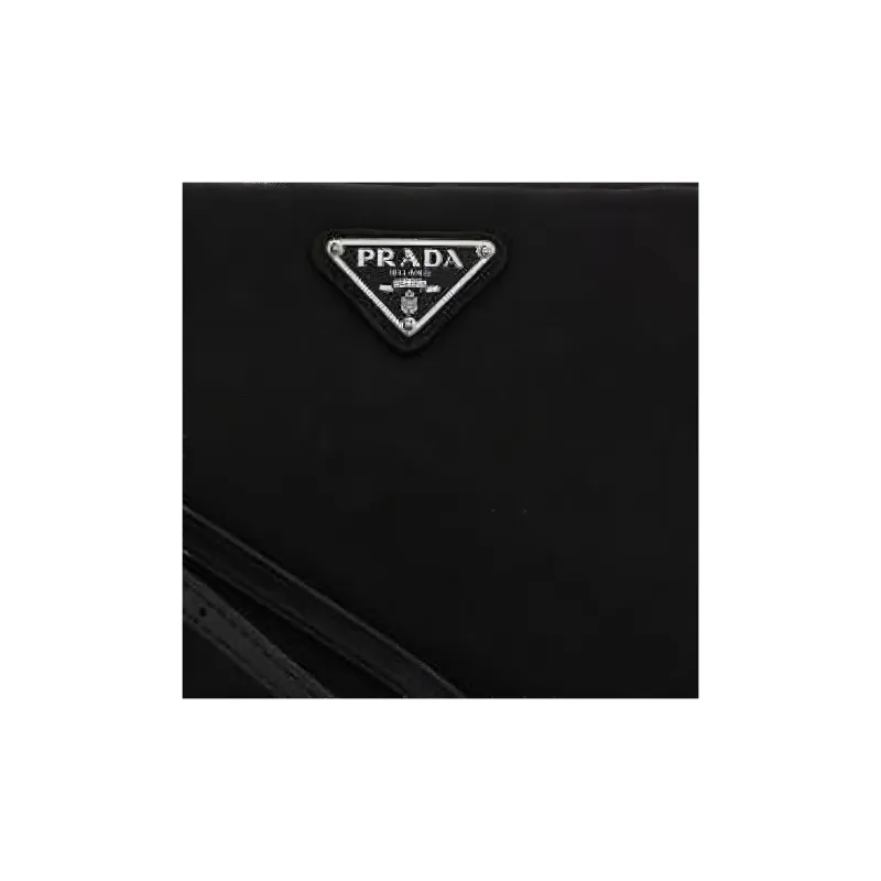 PRADA Re Nylon Nylon Clutch Women's Black-3