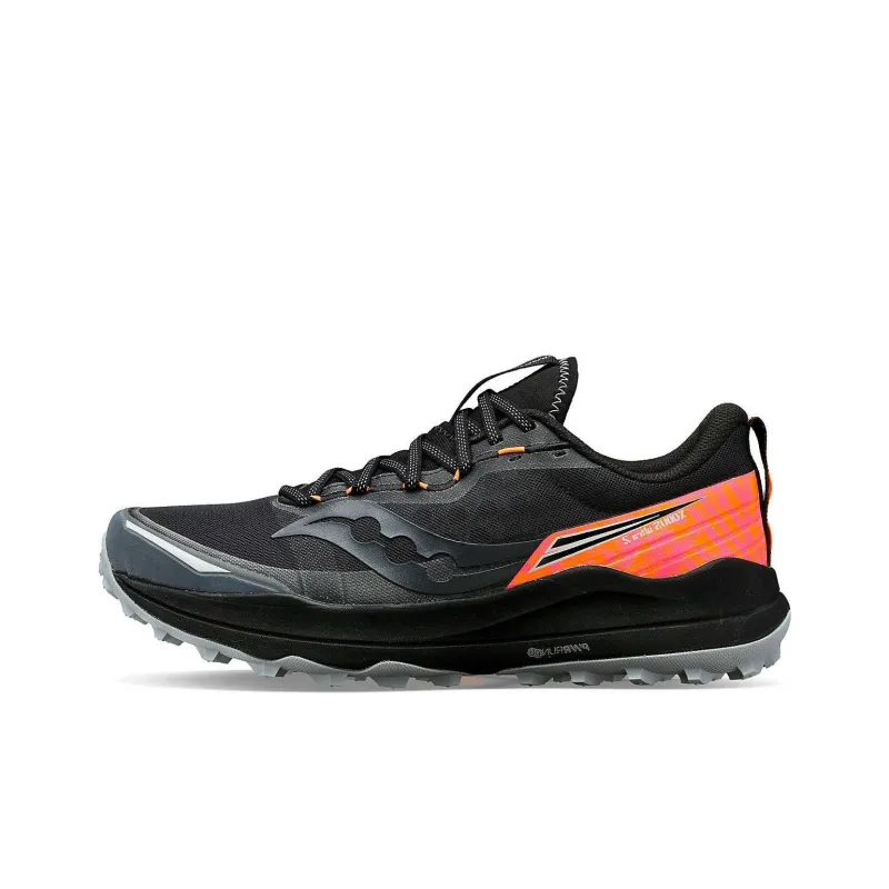 saucony Women's Xodus Ultra 2 'Black ViZi Orange'-0