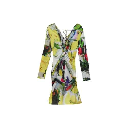 MSGM Long-Sleeved Dresses Women's Multicolor