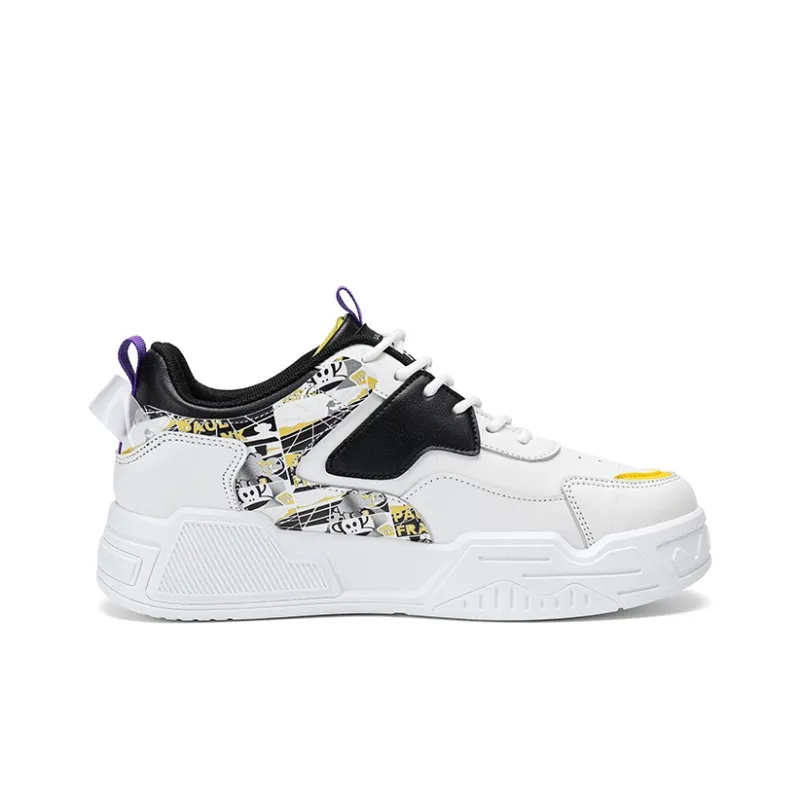PAUL FRANK Slip-Resistant High-Top Skateboard Shoes Men's-26