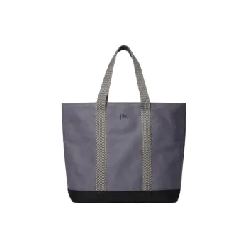 UNIQLO Cotton Tote Bag Shopping Bag Shoulder Bag Handbag Regular Unisex Gray