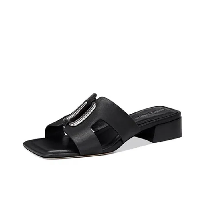 JESSICA SOPHIA Metal Slide Slippers Women's-0