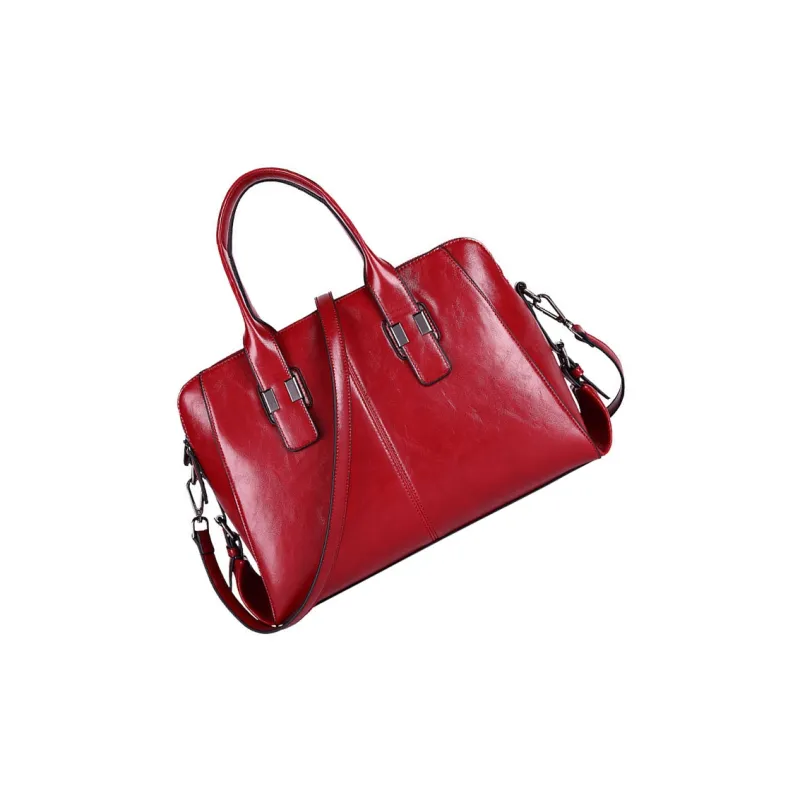 TTaG．baG Waxed Cow Leather Handbag Women's-8
