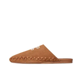 CELINE Slip-Resistant Wrap-toe Slippers Women's Brown