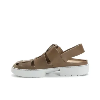 Trippen Sport Arcade M Roman Sandals Men's Gray Brown