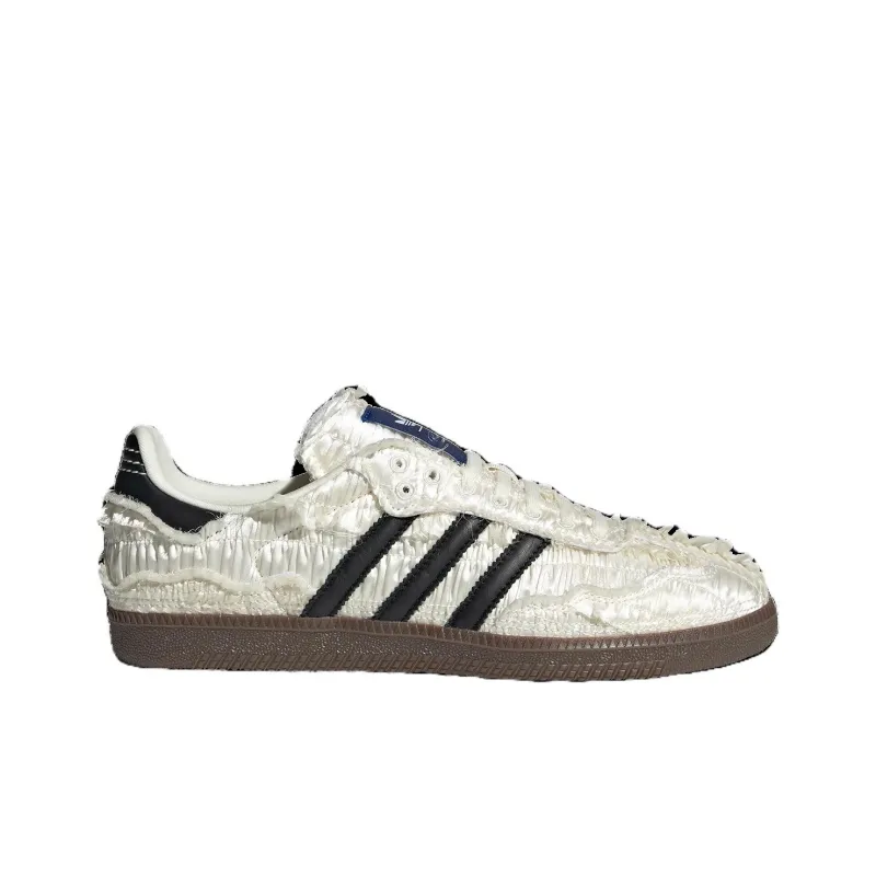 Adidas Samba Reverie By Caroline Hú Clot White Textured Silk Upper-1