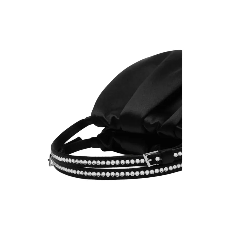 AMINA MUADDI Vittoria Crystal Satin Tote Bag-4