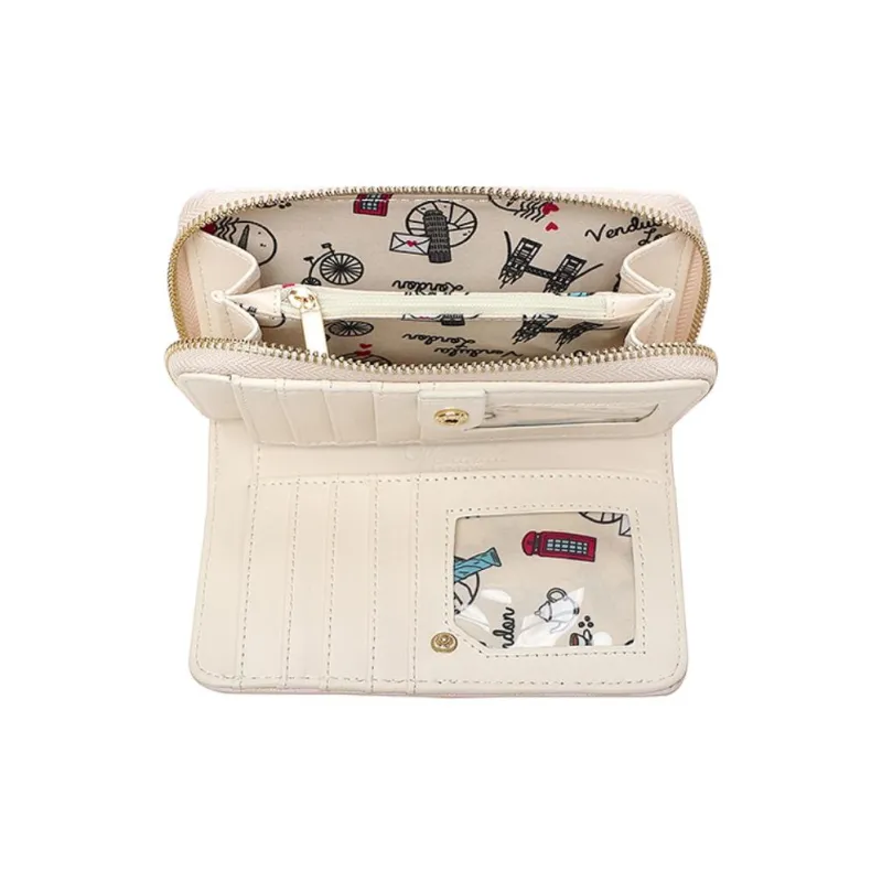 Vendula PU Wallet Large Size Women's Pink-3