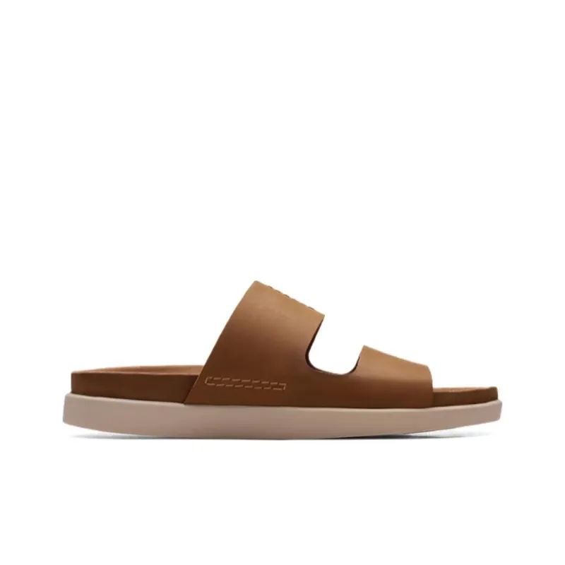 Clarks Slide Slippers Men's Brown-1