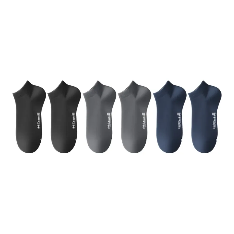 H YXIANG Ankle Socks For Summer Men's 6 Pack-3