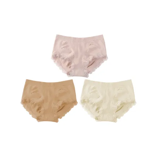 Flowers In Water Underpants Women's 3 Pack