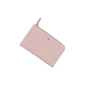 MONTBLANC Cow Leather Clutch Small Size Women's Pink