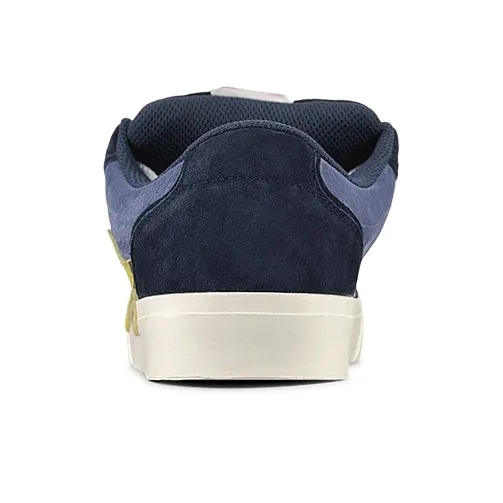 LuzaoT SUPER DRAG Stars Shoes Anti Slip Wear Resistant Low Top Skateboard Shoes Unisex Blue Yellow-4